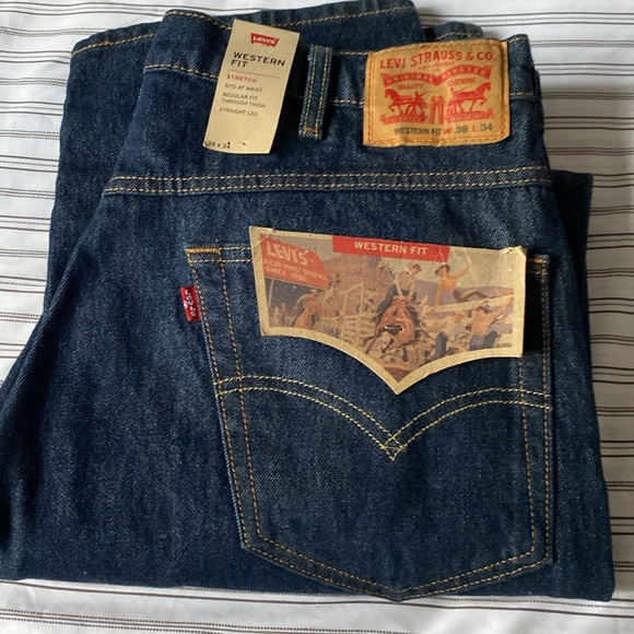 LEVI’S WESTERN FIT , Strech , Straight leg - Picture 8 of 8